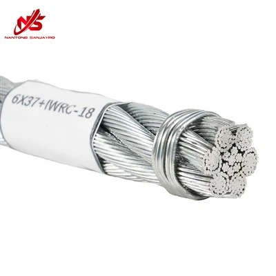 6x37+IWR 6x37+Câble métallique en acier galvanisé IWS